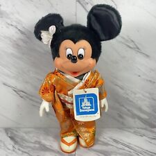 Rare Disneyland Minnie Mouse Kimono Doll 1982 Disney Tokyo Vintage Young Epoch picture