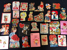 100+ Lot Cards Valentines Christmas Baptism Birthday 1950-60s Art Crafts Reuse picture