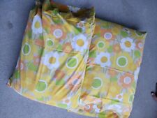 Vintage '70s Flower Power Pillowcase Set of 2  picture