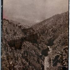 c1900s Manitou Springs, CO Birds Eye RPPC Williams Canyon Road Real Photo A143 picture