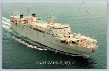 USNS ZEUS (T-ARC-7) Cable Ship Vintage Postcard B1 picture