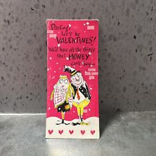 Vintage  greeting card, Valentine,  Hots, funny, unused (c) picture