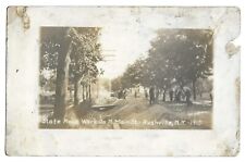 Rushville, NY New York 1915 RPPC Postcard, Road Work on Main Street picture