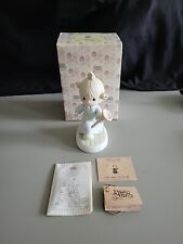 Precious Moments 1987 “Faith Takes The Plunge” 111155 Figurine With Box & Tags picture