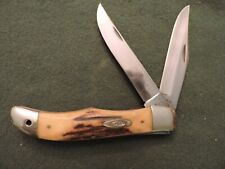 Case XX USA 1965-69 5265 SAB Folding Hunter Knife Stag picture