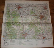 Authentic Soviet USSR Topographic Map Indianapolis, Cincinnati, Indiana Ohio USA picture