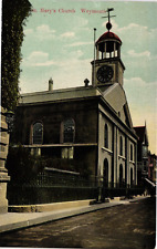 St Marys Church Weymouth United Kingdom Vintage Postcard c1930 Unposted picture