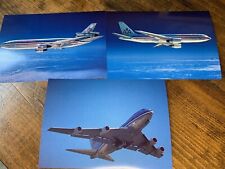 Rare American Airlines Airplane Postcards, Set of 3, DC-10/747-SP/767-300 picture