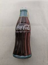 Vintage Coca Cola Bottle Shaped Tin Box Christmas Ornament Custom 1997 picture