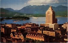 Vancouver Bc British Columbia Canada Ca Marine Building North Shore Postcard picture