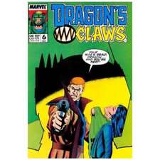 Dragon's Claws #6 in Near Mint minus condition. Marvel comics [l/ picture