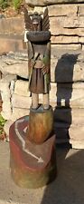 Hopi Sculpture Kachina, Signed Ted Francis Jr- Crow Mother Carved Wood picture