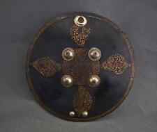 Antique Indo Persian Islamic Mughal India Indian Shield to sword shamshir Talwar picture