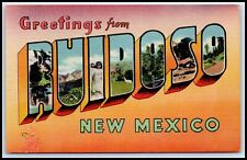 Postcard Greetings From Ruidoso NM N55 picture