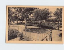 Postcard Park Scene in Oran Algeria picture