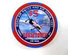 Boomtown Casino 5 Dollar Chip Token Reno Air Races Show 1997 Nevada Ltd 1000 picture