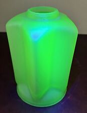 Uranium Green Glass Shade -Art Deco picture