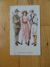 Vintage Military Postcard 1917 picture