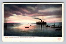 Santa Catalina Island CA-California, Sunrise At Avalon, Vintage Postcard picture