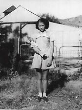 WHEN SHE WAS YOUNG Girl FOUND PHOTO Black And White ORIGINAL Vintage 45 51 J picture