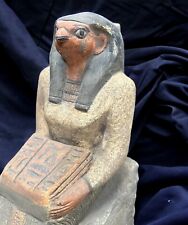 Rare Egyptian Horus Statue Pharaonic God of War Ancient Antiques Egyptian BC picture