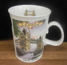 Dunoon London England Sights Landmarks Richard Partis Bone China Cup Mug..BRIDGE picture