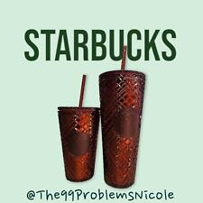 Red Starbucks Holiday Red Crystal Tumbler Set picture