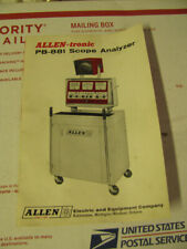 allen-tronic pb-881 scope analyzer engine vintage brochure picture