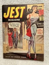 January 1953 Issue Of Jest Magazine With Adult Pinups, Photos, Jokes & Cartoons picture