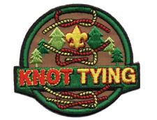 Boy Scouts of America BSA 3 inch KNOT TYING Activity Patches Rope Knots NEW picture