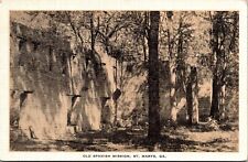 Old Spanish Mission, St Mary's, GA-Kropp Linen Postcard                      625 picture
