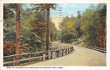 Pittsfield Massachusetts 1920 Postcard Som Beautiful Curves Along Mohawk Trail picture