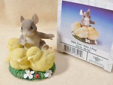 Charming Tails Mouse Figurine Shhh Don’t Make a Peep 88/702 Mouse and Chicks Fig picture
