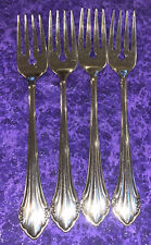 1881 Rogers Oneida Ltd Stainless REPOSE BITTERSWEET Flatware 4 Salad Forks picture