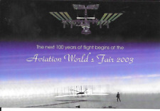 Aviation World's Fair  2003 Postcard, Fair never happened. picture