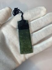 New Zealand Toki/Adze Jade Nephrite Green Stone Maori Pendant Necklace picture