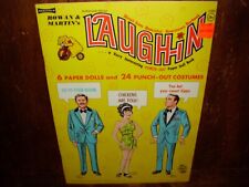VINTAGE LAUGH-IN PAPER DOLL BOOK WHITMAN RARE ROWAN & MARTIN NBC TV GEM M 1969 picture