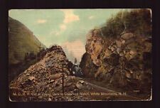 POSTCARD : NEW HAMPSHIRE - WHITE MOUNTAINS NH - MCRR CUT AT UPPER GATE picture