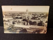 Posted Antique RPPC Hallettsville Texas 1911 Aerial View of Town Postcard picture
