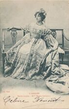Maria Legault French Actress Role of Marie-Louise in L'Aignon 1902 Postcard -udb picture