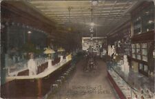 Valley City, ND: vintage North Dakota Drug Company Store Interior 1915 Postcard picture