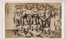 INDIA CDV YOUNG INDIAN GIRLS NATIVE DRESS VICTORIAN FASHION PHOTO #B004 picture