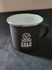 Jagermeister Cold Brew Coffee Steel Enameled Coffee Mug Cup Used Collectible  picture