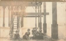 RPPC Family Under the Pier at the Beach Postcard picture