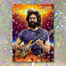 Jerry Garcia Holographic Guitarmageddon Sketch Card Limited 1/5 Dr. Dunk Signed picture