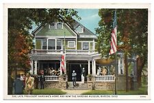 Vintage President Harding's Home and Museum Marion Ohio Postcard c1942 picture