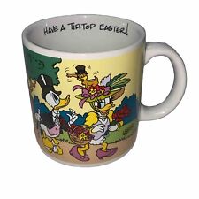 Vintage Walt Disney Applause Donald Daisy Duck - Have a Tip-Top Easter Mug picture