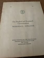 1951 Marshall University Commencement Program Huntington WV picture