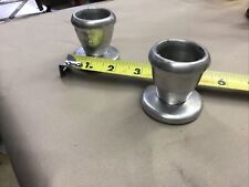 Vintage Pair Recycled Aluminum Candle Holders Acorn Hardy for Design Ideas 2