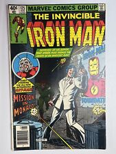 Iron Man #125 (1979) 1st cover app. James Rhodes in 7.5 Very Fine- picture